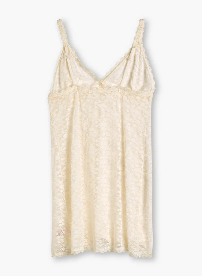 سبلاش فيڤ Slip Dress Sleeveless with Adjustable Straps